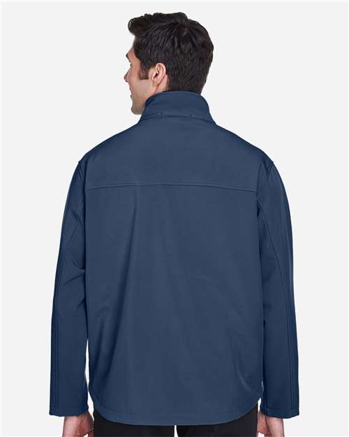 Devon & Jones D995 Navy — on model back