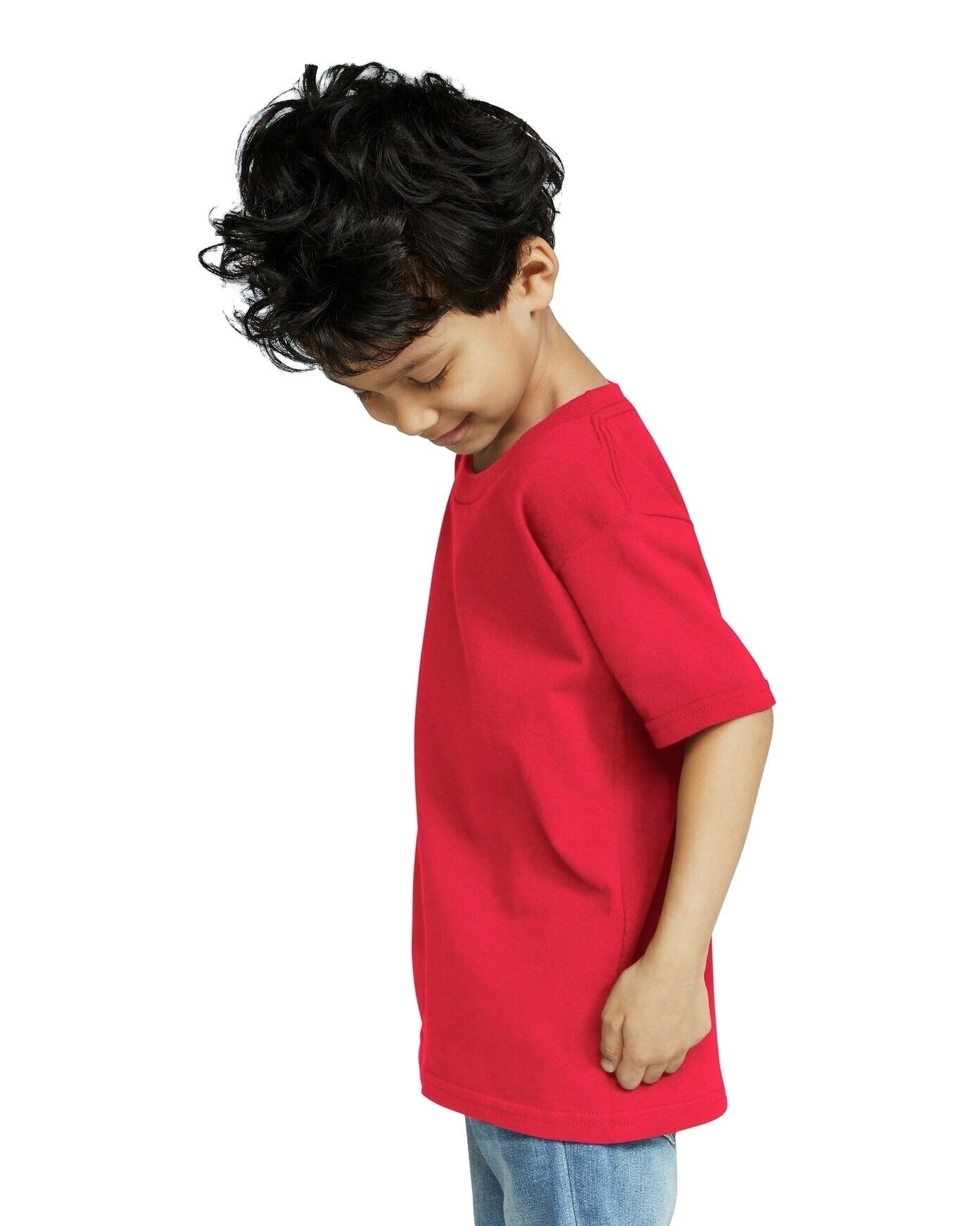Toddler Heavy Cotton��� T-Shirt - Red