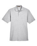 Harriton M265 Grey Heather — front