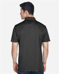 Harriton M315 Black — on model back