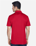 Harriton M315 Red — on model back