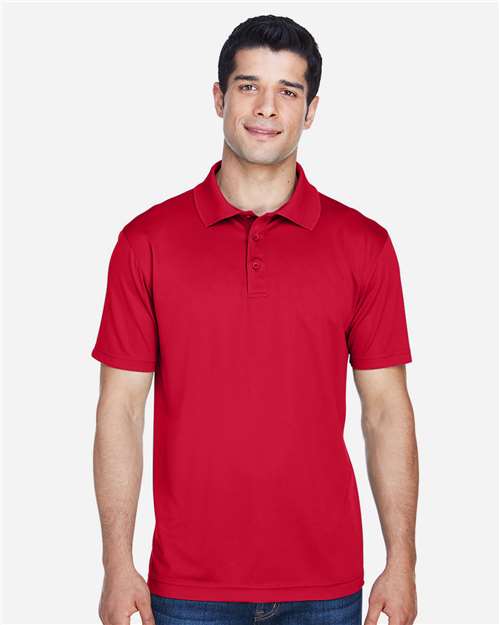 Harriton M315 Red — on model front