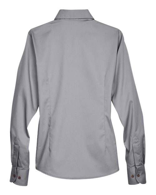 Harriton M500W Dark Grey — back