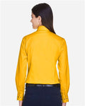 Harriton M500W Sunray Yellow — on model back