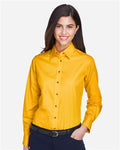 Harriton M500W Sunray Yellow — on model front