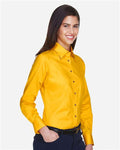 Harriton M500W Sunray Yellow — on model side