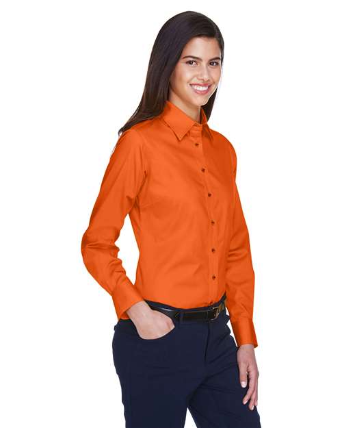 Harriton M500W Team Orange — on model side