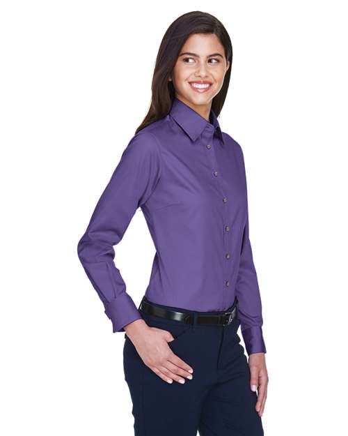 Harriton M500W Team Purple — on model side