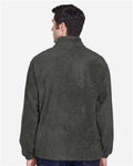 Harriton M990 Charcoal — on model back