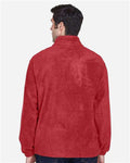 Harriton M990 Red — on model back