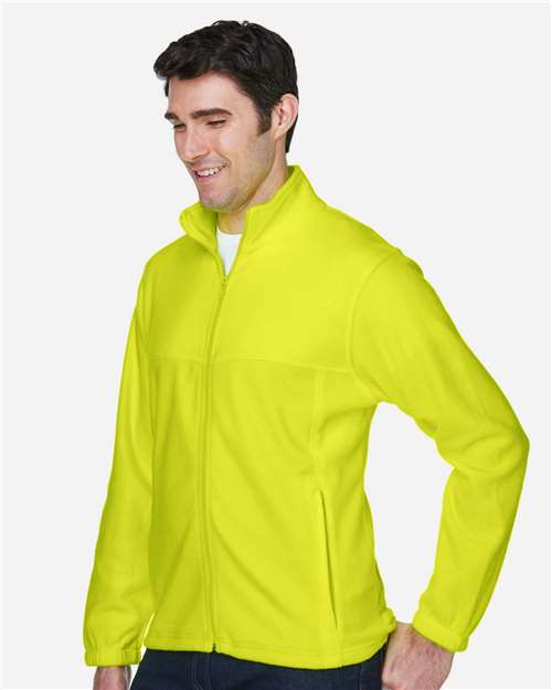Harriton M990 Safety Yellow — on model side