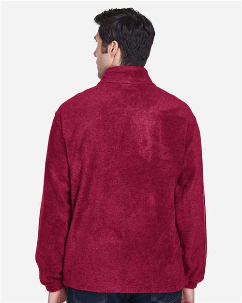 Harriton M990 Wine — on model back