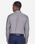 Harriton M500 Dark Grey — on model back