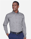Harriton M500 Dark Grey — on model front
