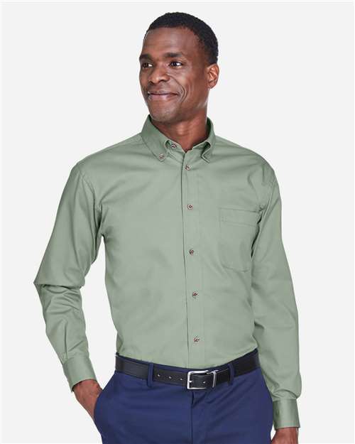 Harriton M500 Dill — on model front