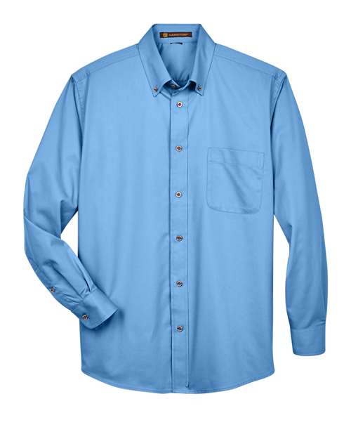 Harriton M500 Light College Blue — front