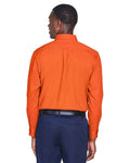 Harriton M500 Team Orange — on model back