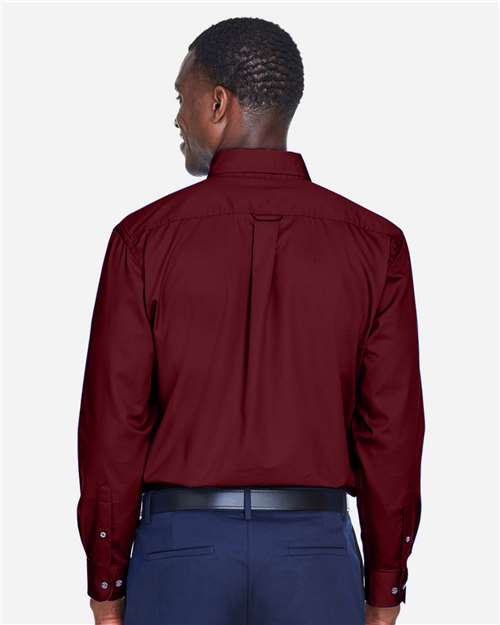Harriton M500 Wine — on model back