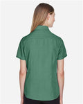 Harriton M560W Palm Green — on model back