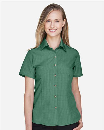 Harriton M560W Palm Green — on model front