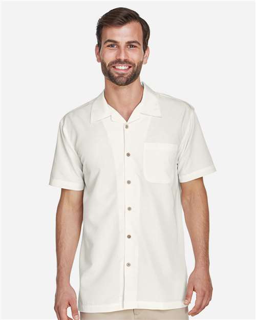 Harriton M560 Cream — on model front