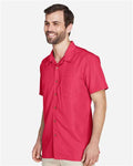 Harriton M560 Parrot Red — on model side