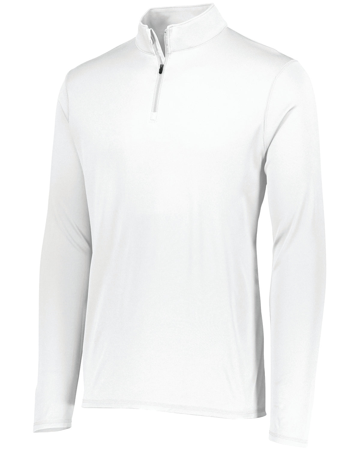 Unisex Attain Quarter-Zip Pullover - White