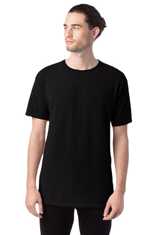 100% Ringspun Cotton Garment-Dyed T-Shirt - Black