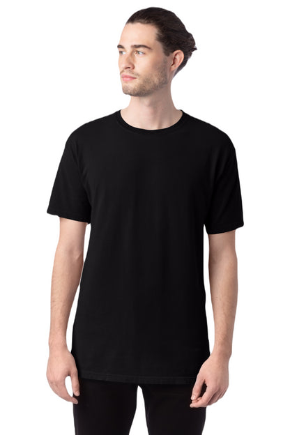 100% Ringspun Cotton Garment-Dyed T-Shirt - Black