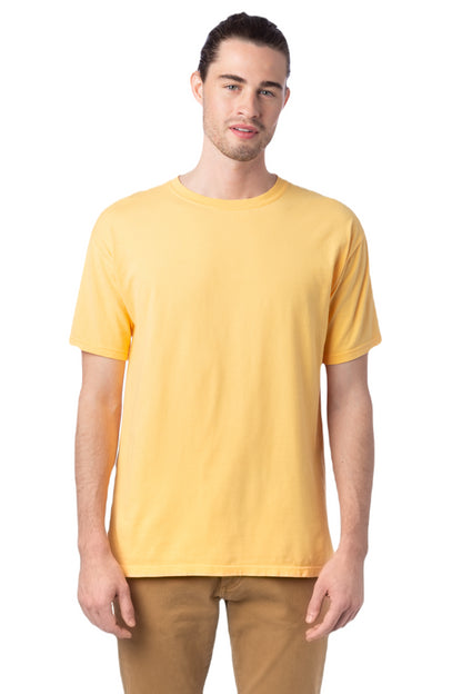 100% Ringspun Cotton Garment-Dyed T-Shirt - Butterscotch