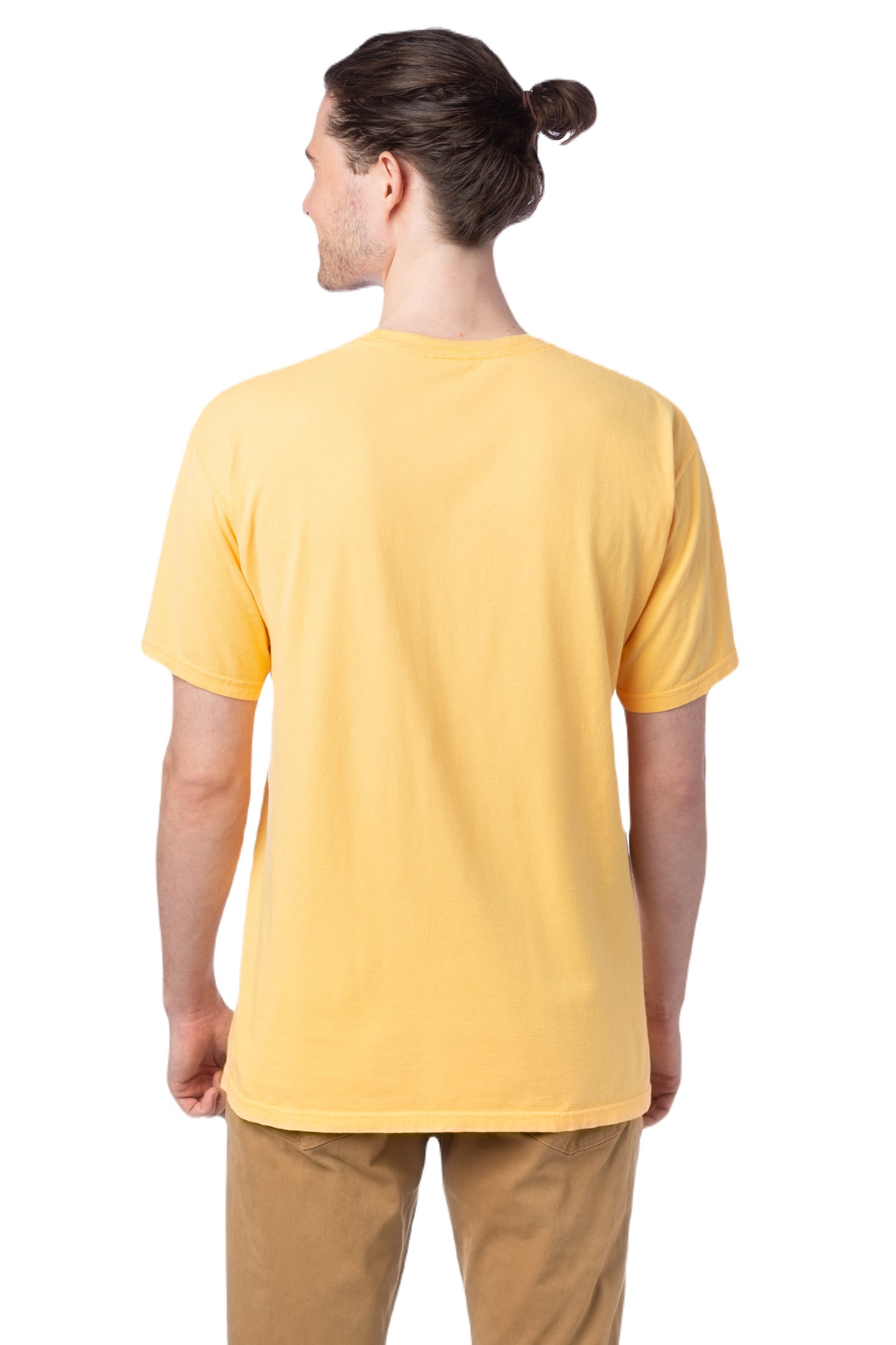 100% Ringspun Cotton Garment-Dyed T-Shirt - Butterscotch