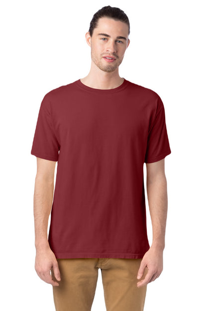 100% Ringspun Cotton Garment-Dyed T-Shirt - Cayenne