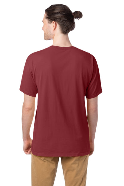 100% Ringspun Cotton Garment-Dyed T-Shirt - Cayenne