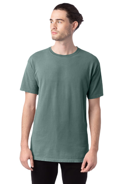 100% Ringspun Cotton Garment-Dyed T-Shirt - Cypress Green
