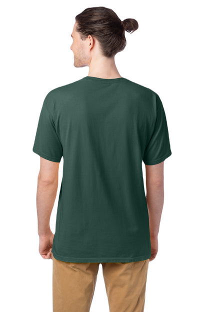 100% Ringspun Cotton Garment-Dyed T-Shirt - Field Green