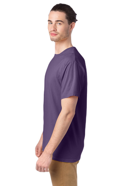 100% Ringspun Cotton Garment-Dyed T-Shirt - Grape Soda