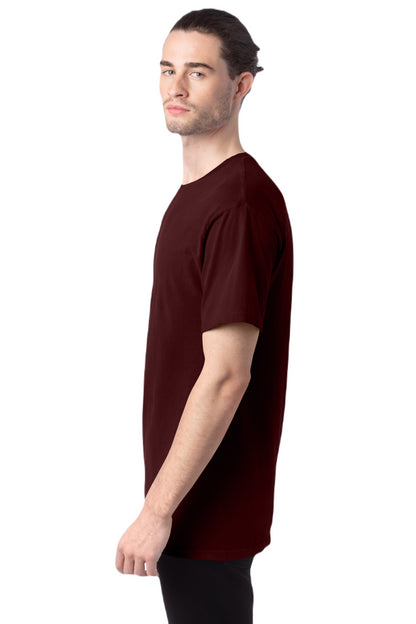 100% Ringspun Cotton Garment-Dyed T-Shirt - Maroon