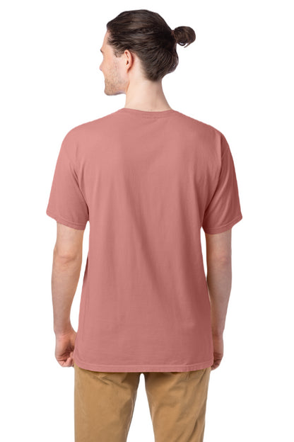 100% Ringspun Cotton Garment-Dyed T-Shirt - Mauve
