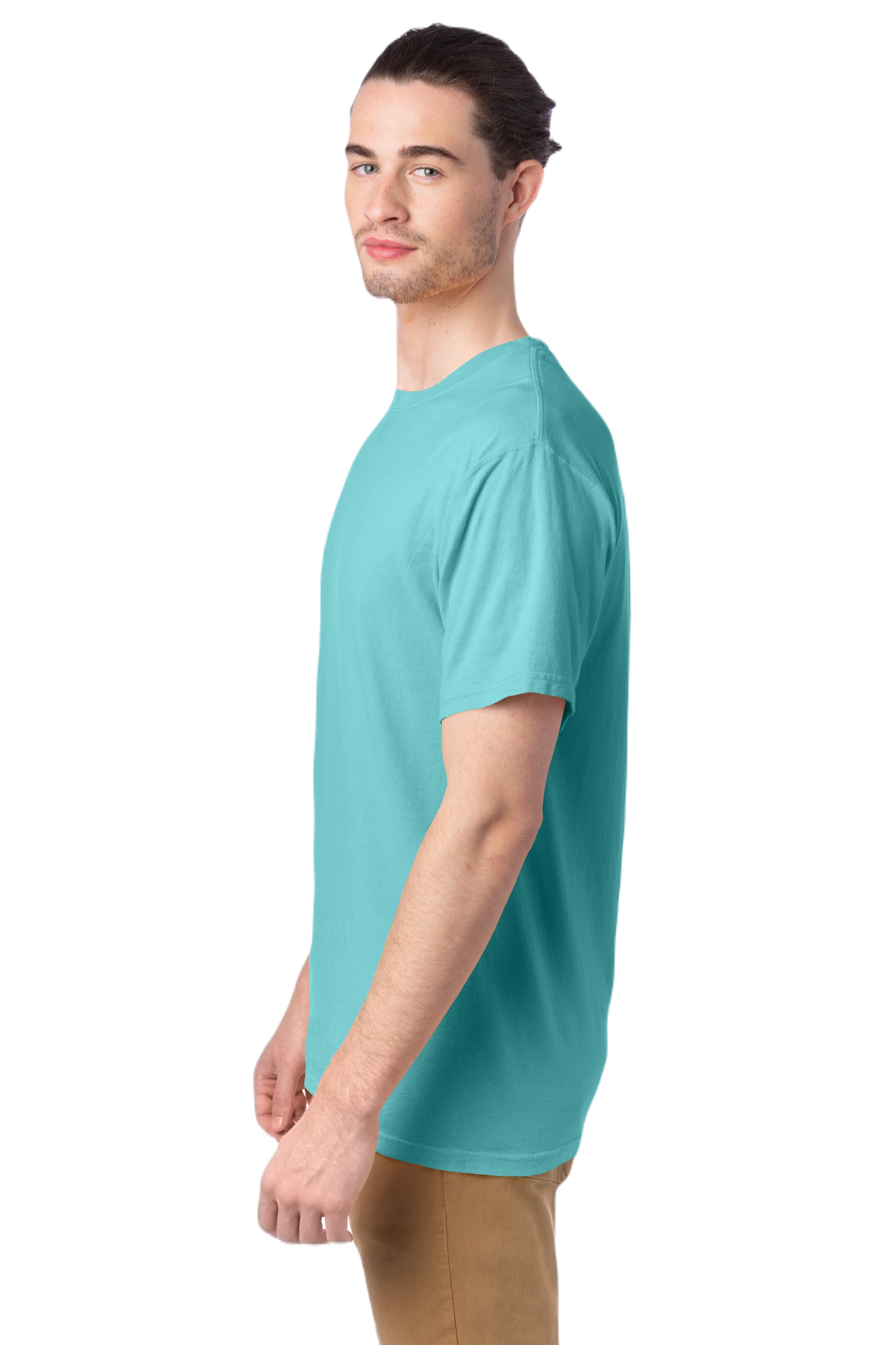 100% Ringspun Cotton Garment-Dyed T-Shirt - Mint