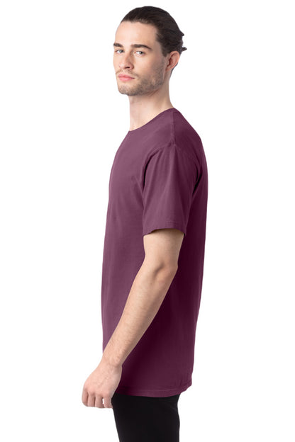 100% Ringspun Cotton Garment-Dyed T-Shirt - Purple Plm Raisn