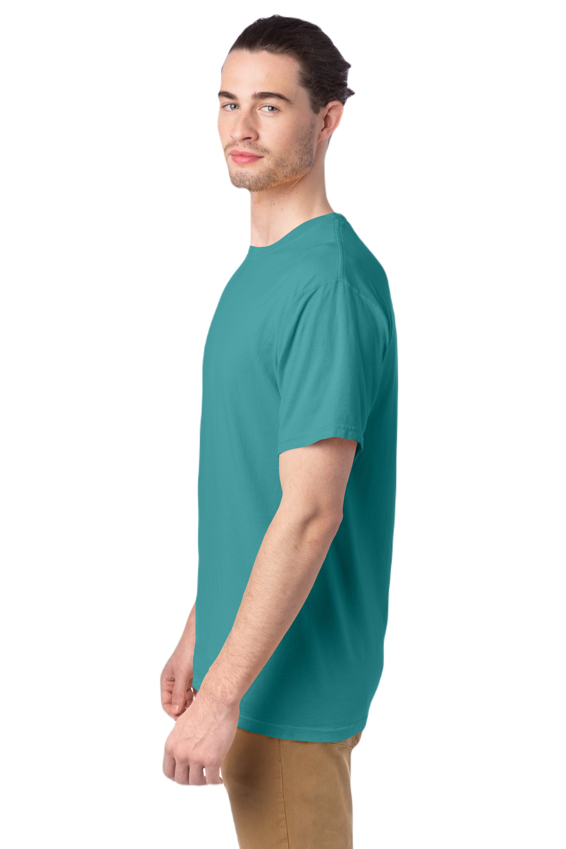 100% Ringspun Cotton Garment-Dyed T-Shirt - Spanish Moss