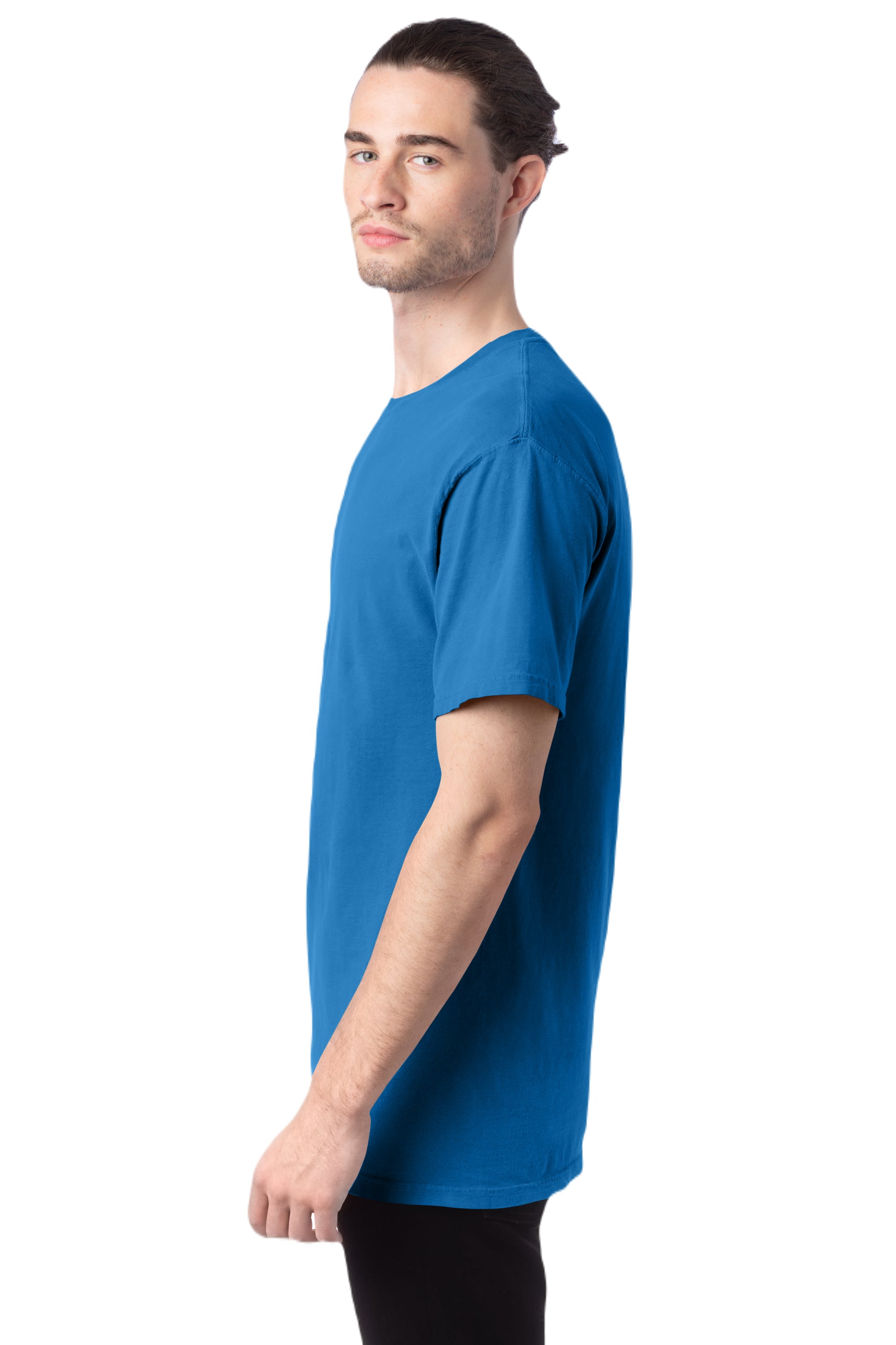 100% Ringspun Cotton Garment-Dyed T-Shirt - Summer Sky