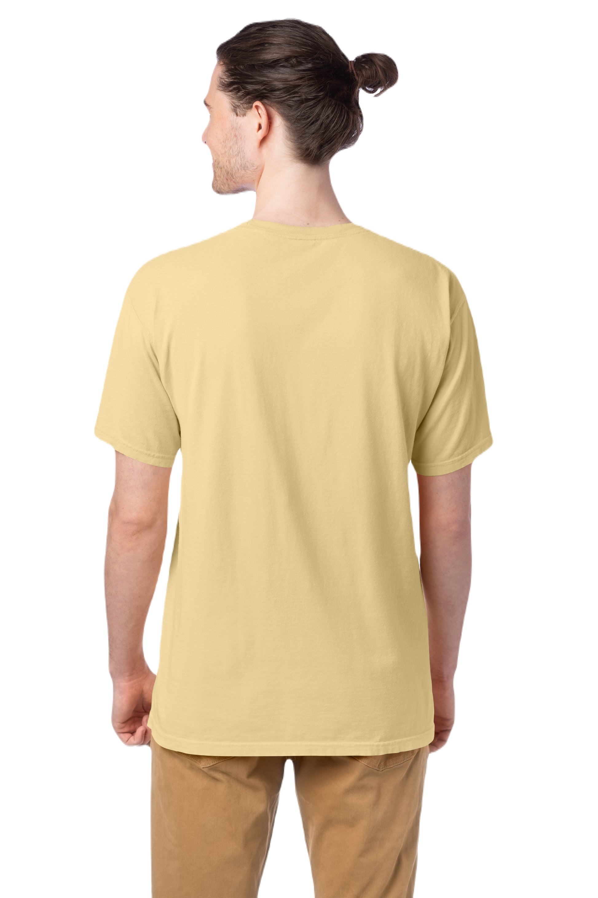 100% Ringspun Cotton Garment-Dyed T-Shirt - Summer Squash