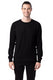 ComfortWash by Hanes GDH200 - Unisex 100% Ringspun Cotton Garment-Dyed Long-Sleeve T-Shirt - Black