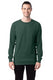 ComfortWash by Hanes GDH200 - Unisex 100% Ringspun Cotton Garment-Dyed Long-Sleeve T-Shirt - Field Green