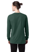 Unisex 100% Ringspun Cotton Garment-Dyed Long-Sleeve T-Shirt - Field Green