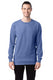 ComfortWash by Hanes GDH200 - Unisex 100% Ringspun Cotton Garment-Dyed Long-Sleeve T-Shirt - Frontier Blue