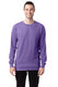 ComfortWash by Hanes GDH200 - Unisex 100% Ringspun Cotton Garment-Dyed Long-Sleeve T-Shirt - Lavender