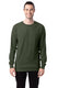 ComfortWash by Hanes GDH200 - Unisex 100% Ringspun Cotton Garment-Dyed Long-Sleeve T-Shirt - Moss