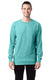 ComfortWash by Hanes GDH200 - Unisex 100% Ringspun Cotton Garment-Dyed Long-Sleeve T-Shirt - Mint